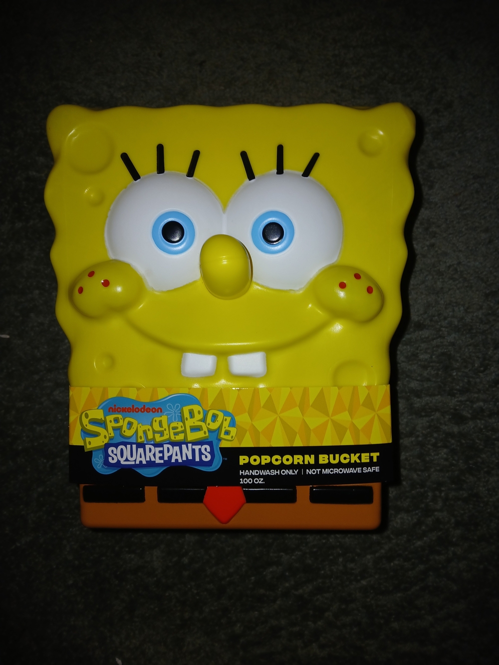 SpongeBob SquarePants Yellow Popcorn Bucket
